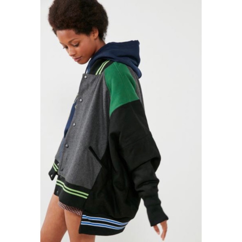 Urban Outfitters Oversized Wool Bomber Jacket